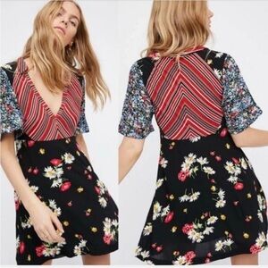Free People Mix It Up Minidress
